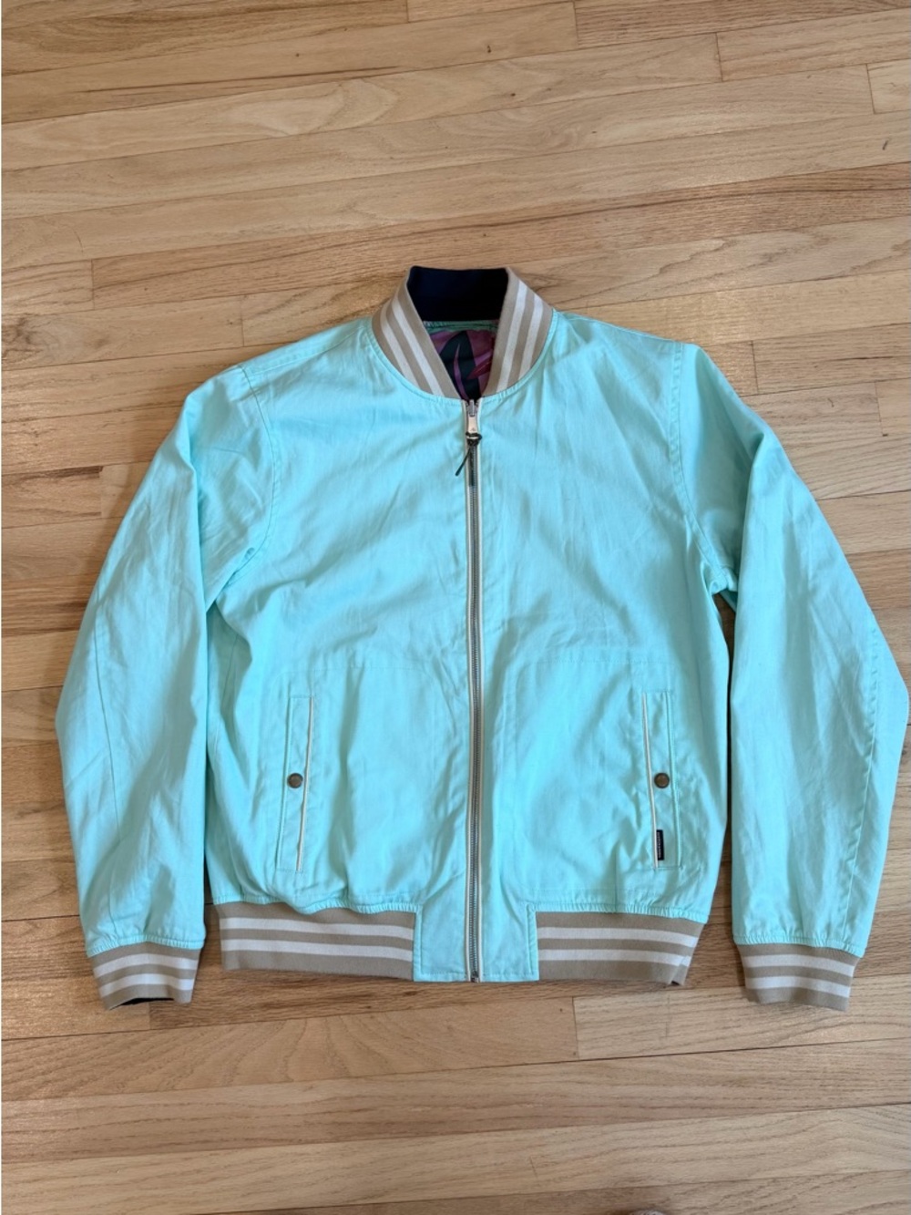Scotch & Soda reversal Light Aqua Jacket / Floral